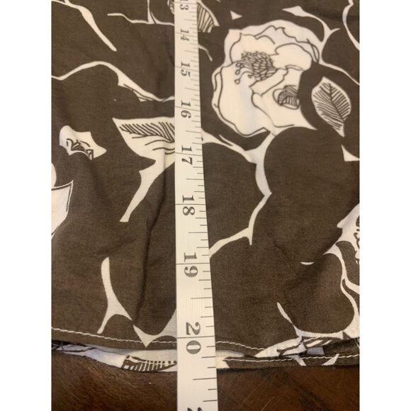 Harolds Cotton Floral Empire Waist Sleeveless Top Size M - Picture 6 of 6